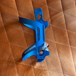 Blue Aluminum Bike Water Bottle Cage